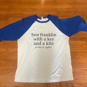 Hamilton “Satisfied” t-shirt XL